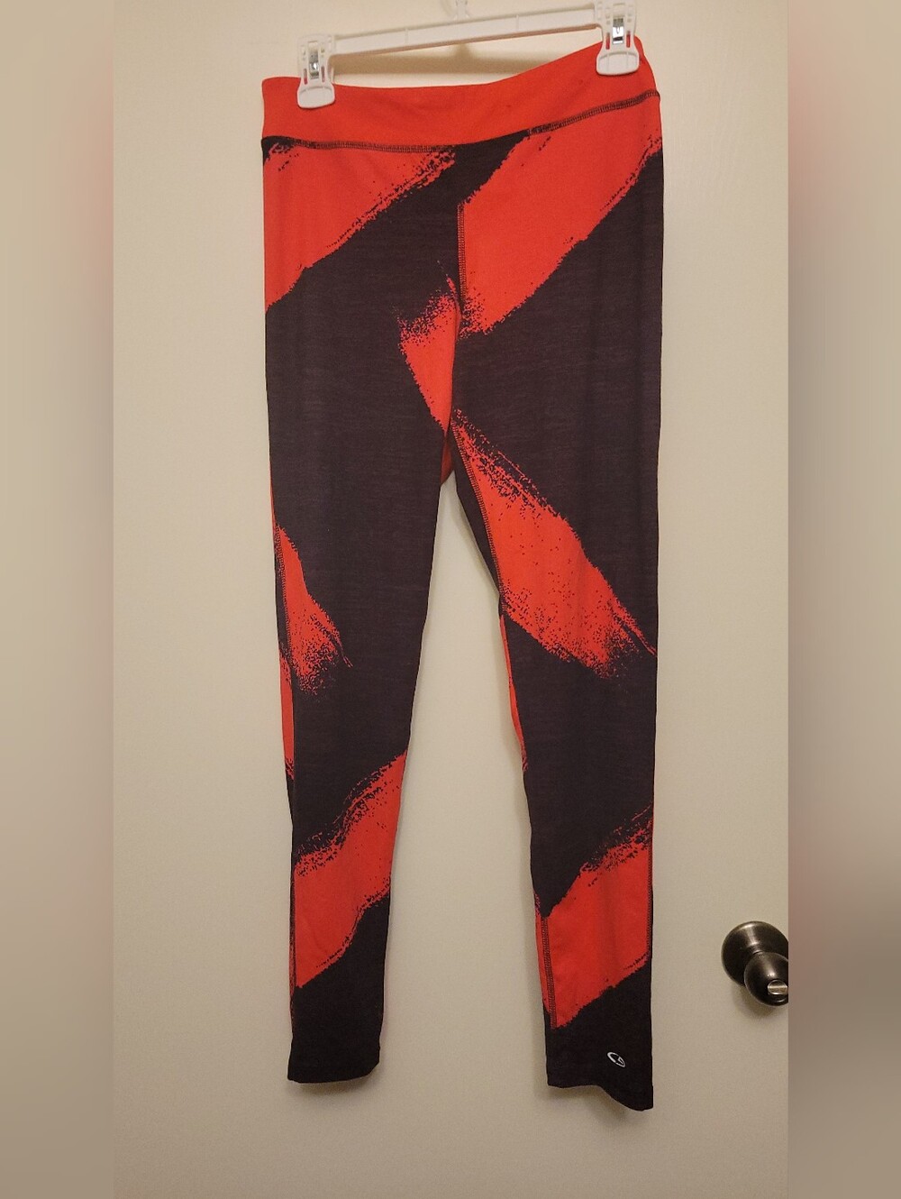Women's Champion Duodry Neon Pink and Black Print Leggings